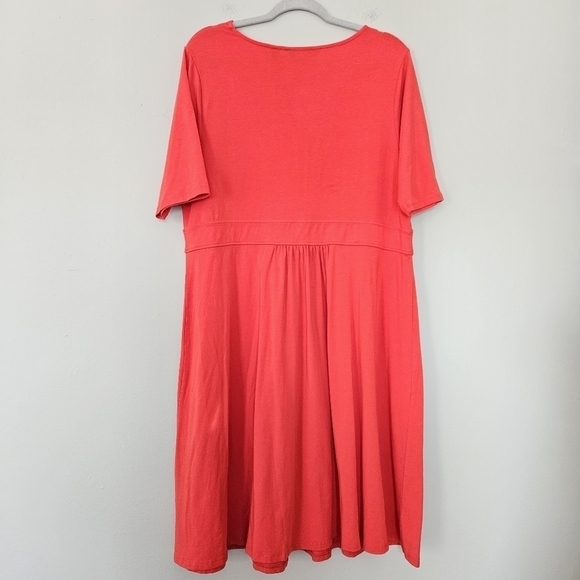 Land's End red short sleeve dress size 1X - Picture 6 of 6